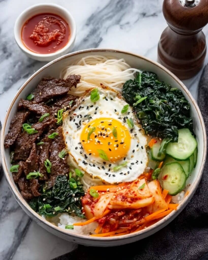 Korean Beef Bibimbap Bowl Recipe