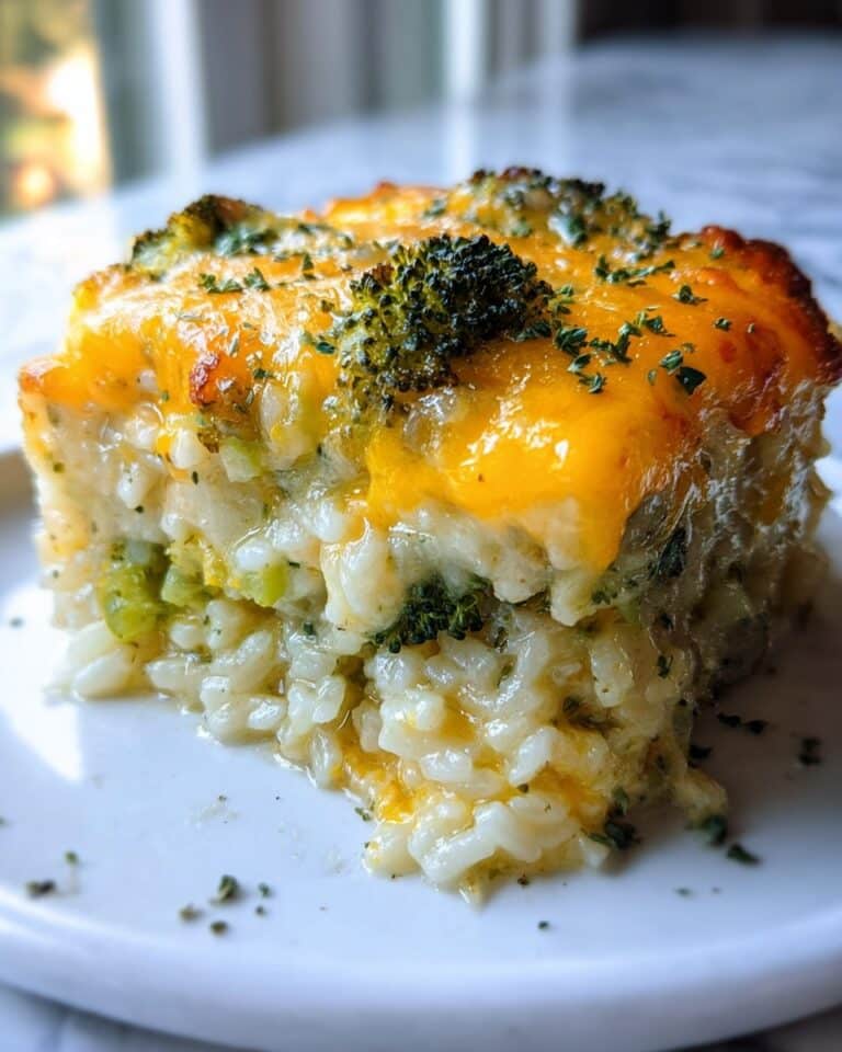 Broccoli Cheese Rice Casserole Recipe