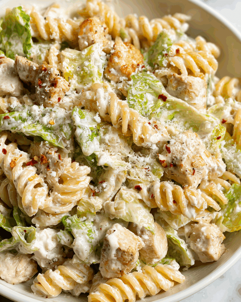 Chicken Caesar Pasta Salad Recipe