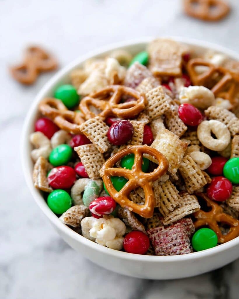 White Chocolate Chex Party Mix Recipe