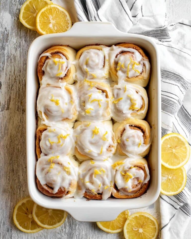 Lemon Sweet Rolls with Cream Cheese Icing Recipe