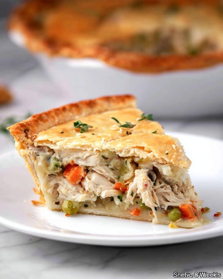 Creamy Turkey Pot Pie with Flaky Homemade Crust Recipe