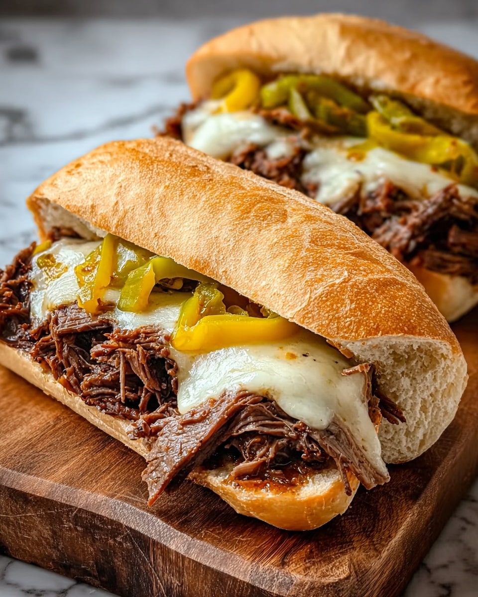 Slow Cooker Italian Beef Sandwiches Recipe