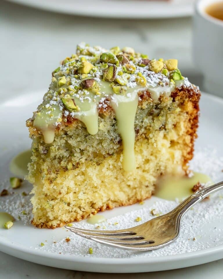 Vegan Pistachio Coffee Cake Recipe