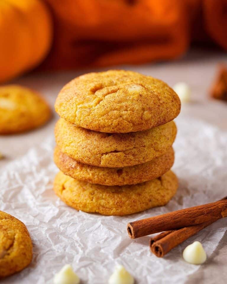 Pumpkin Snickerdoodle Cookies Recipe