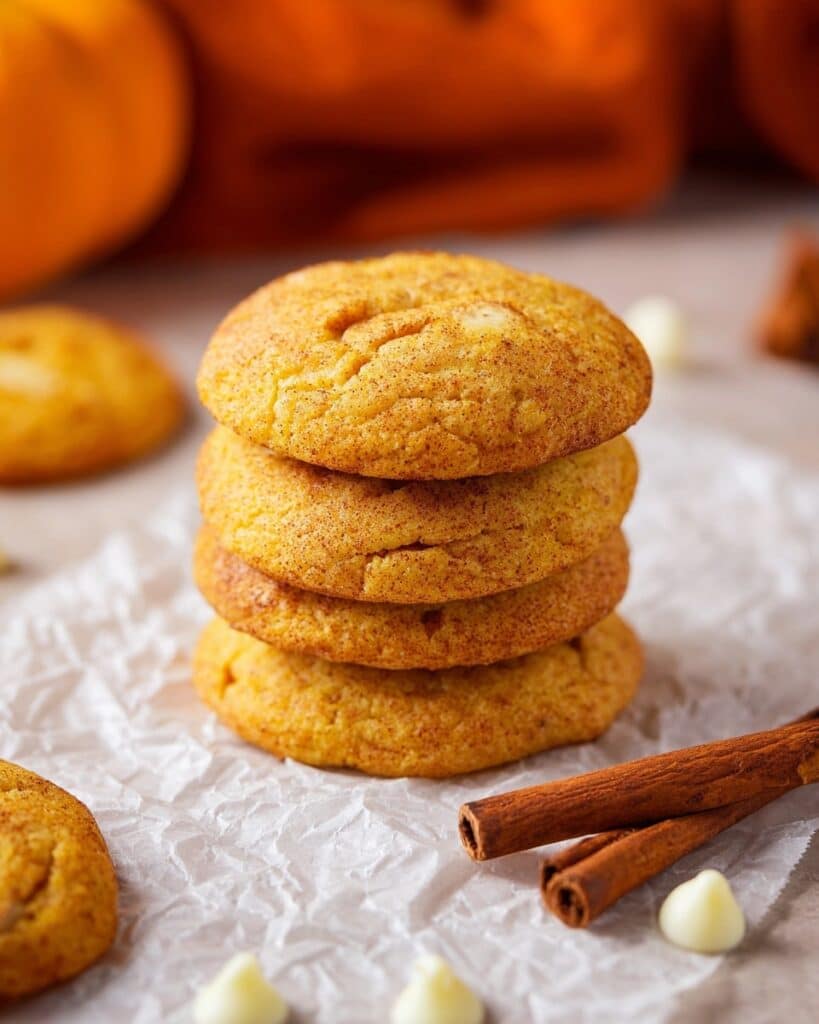 Pumpkin Snickerdoodle Cookies Recipe