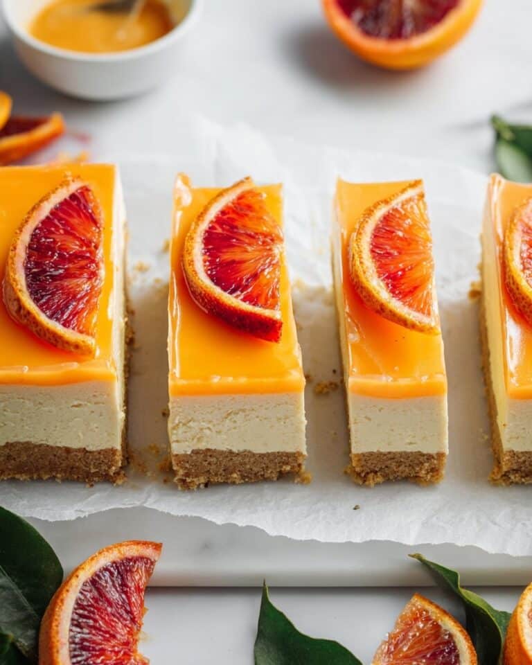 Easy Vegan No Bake Orange Cheesecake Recipe