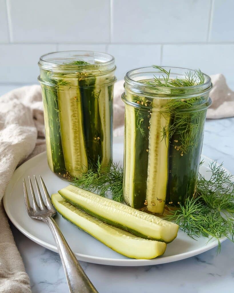 Easy Homemade Dill Pickles Recipe