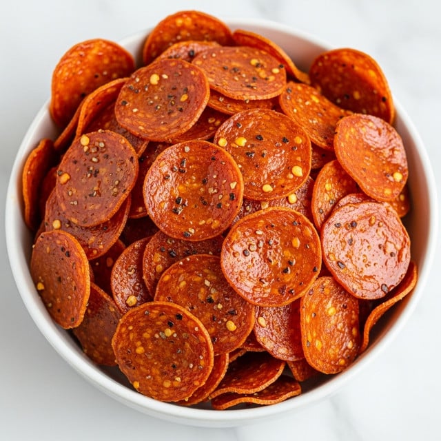 Crispy Pepperoni Chips Recipe