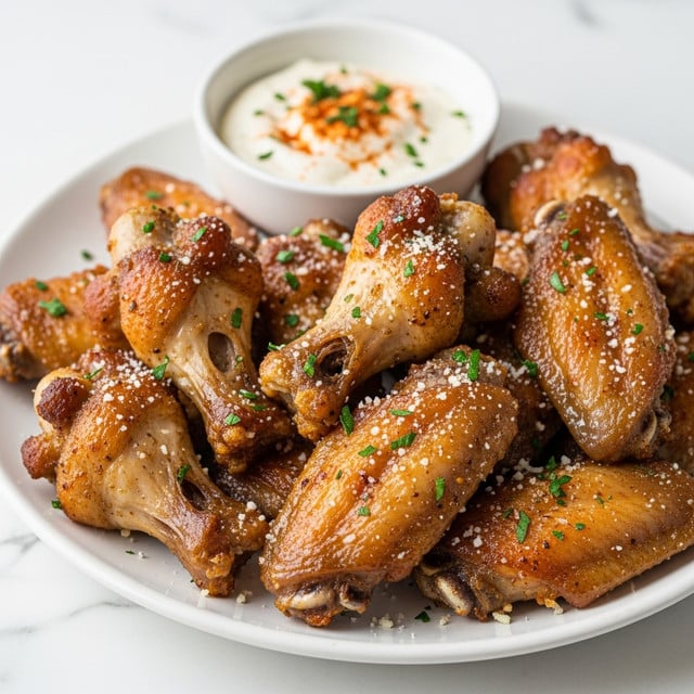 Garlic Parmesan Chicken Wings Recipe