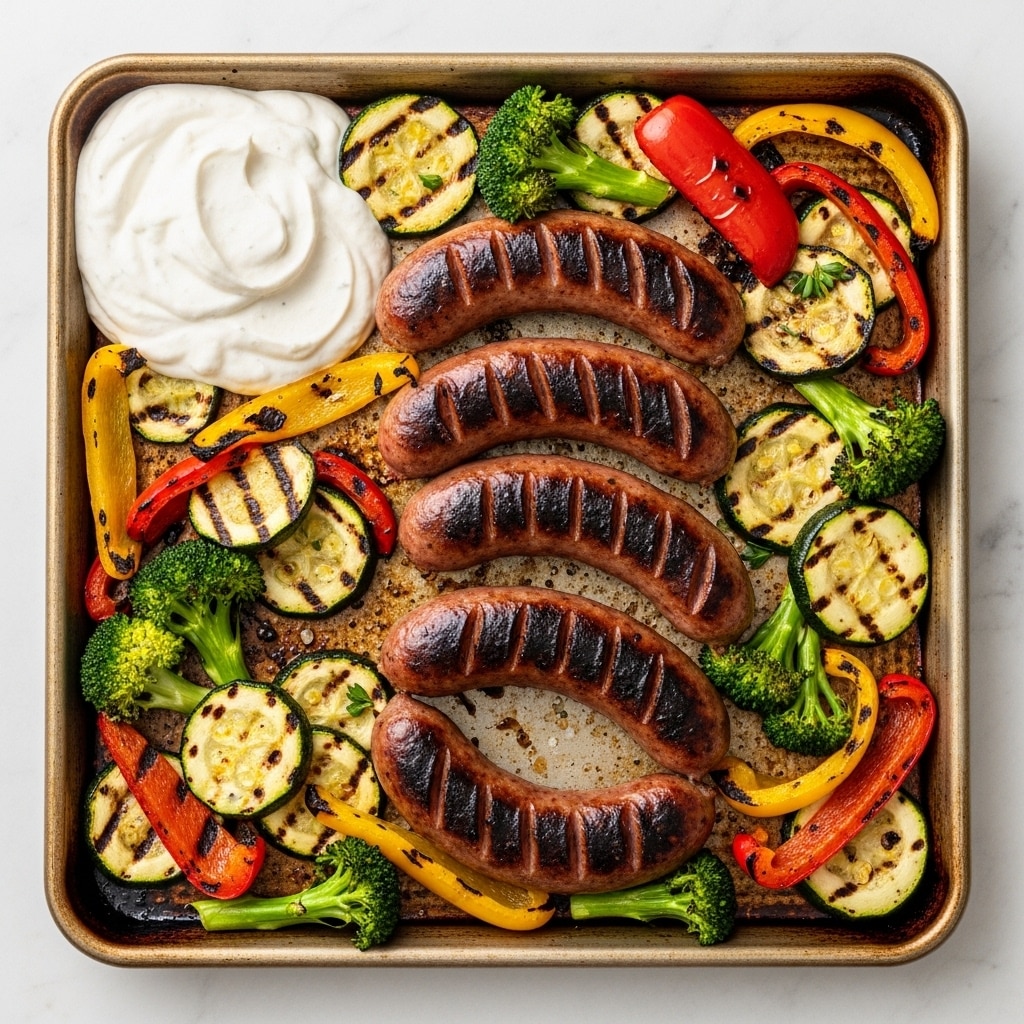 30 Minute Sheet Pan Sausage with Veggies and Gnocchi Recipe