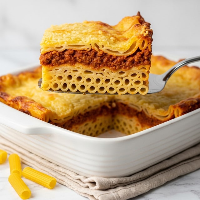 Vegan Pastitsio (Greek Pasta Bake) Recipe