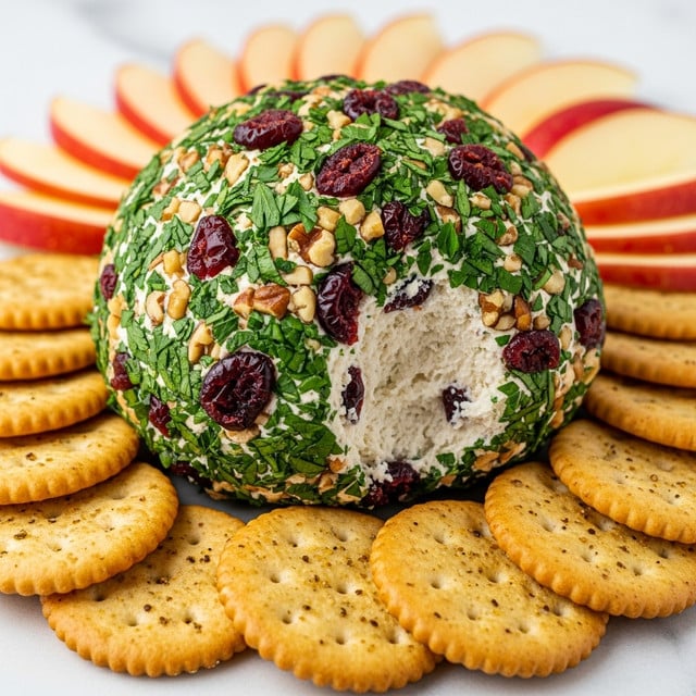 Cranberry and Nut Goat Cheese Ball Recipe