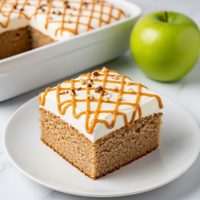 Apple Spice Poke Cake Recipe