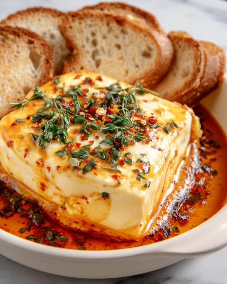 Hot Honey Baked Feta Recipe