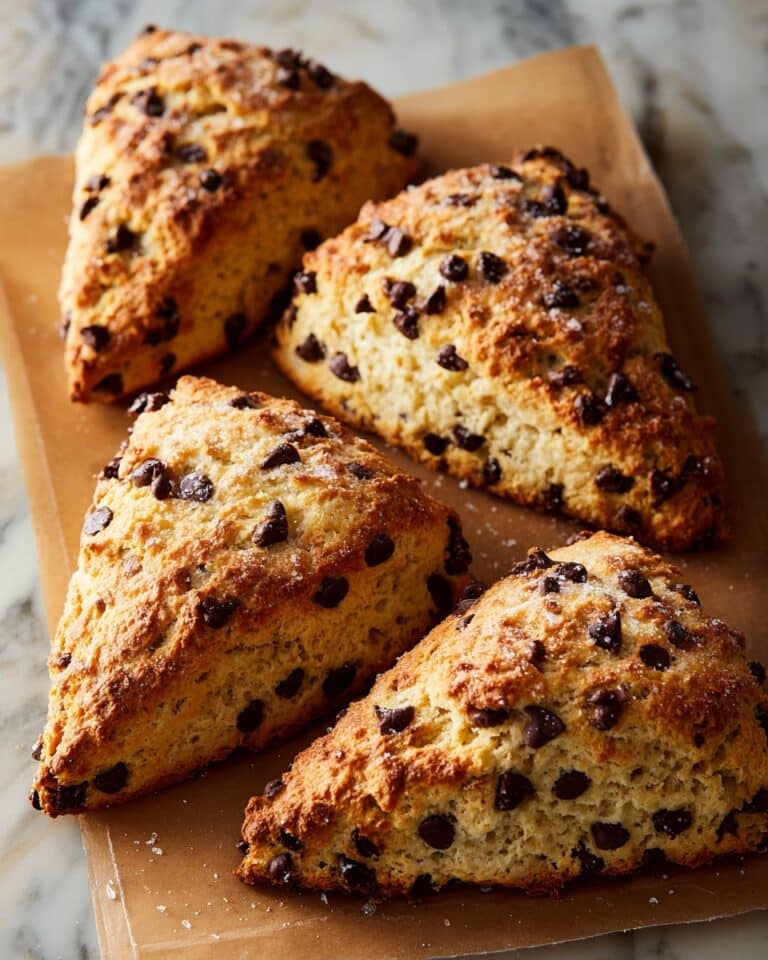 Sourdough Discard Chocolate Chip Scones Recipe