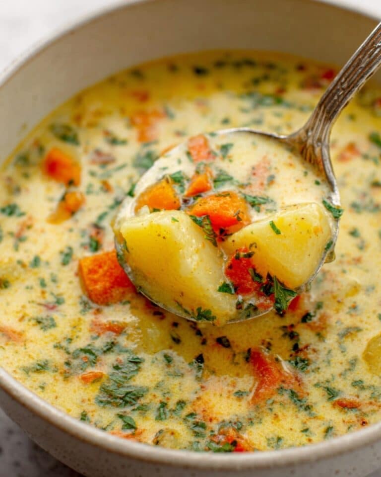 Creamy Vegetable Soup – Cozy No-Meat Dinner Idea Recipe