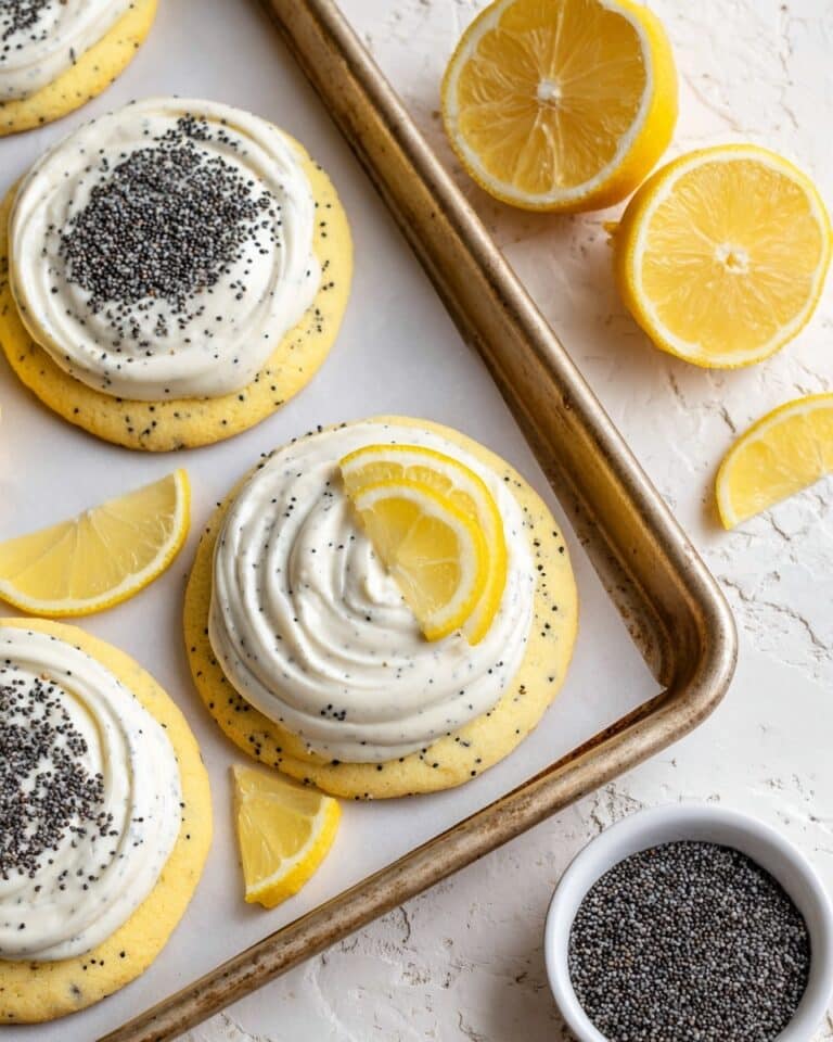 Lemon Poppy Seed Cheesecake Cookies Recipe