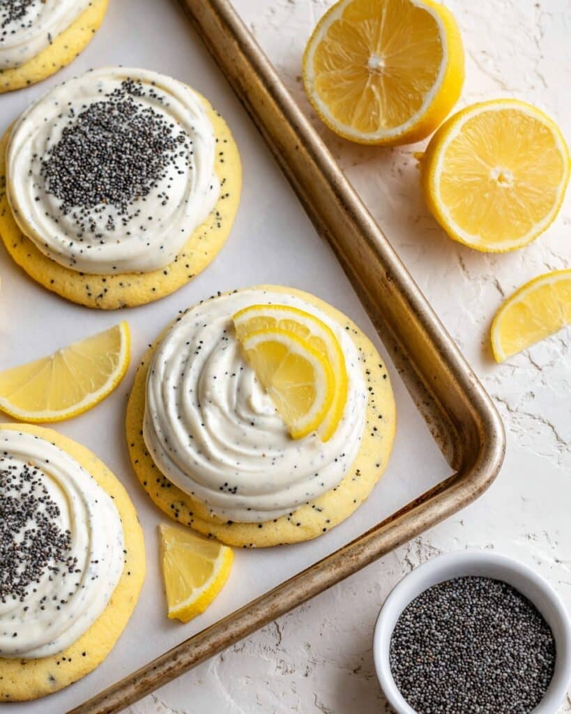 Lemon Poppy Seed Cheesecake Cookies Recipe