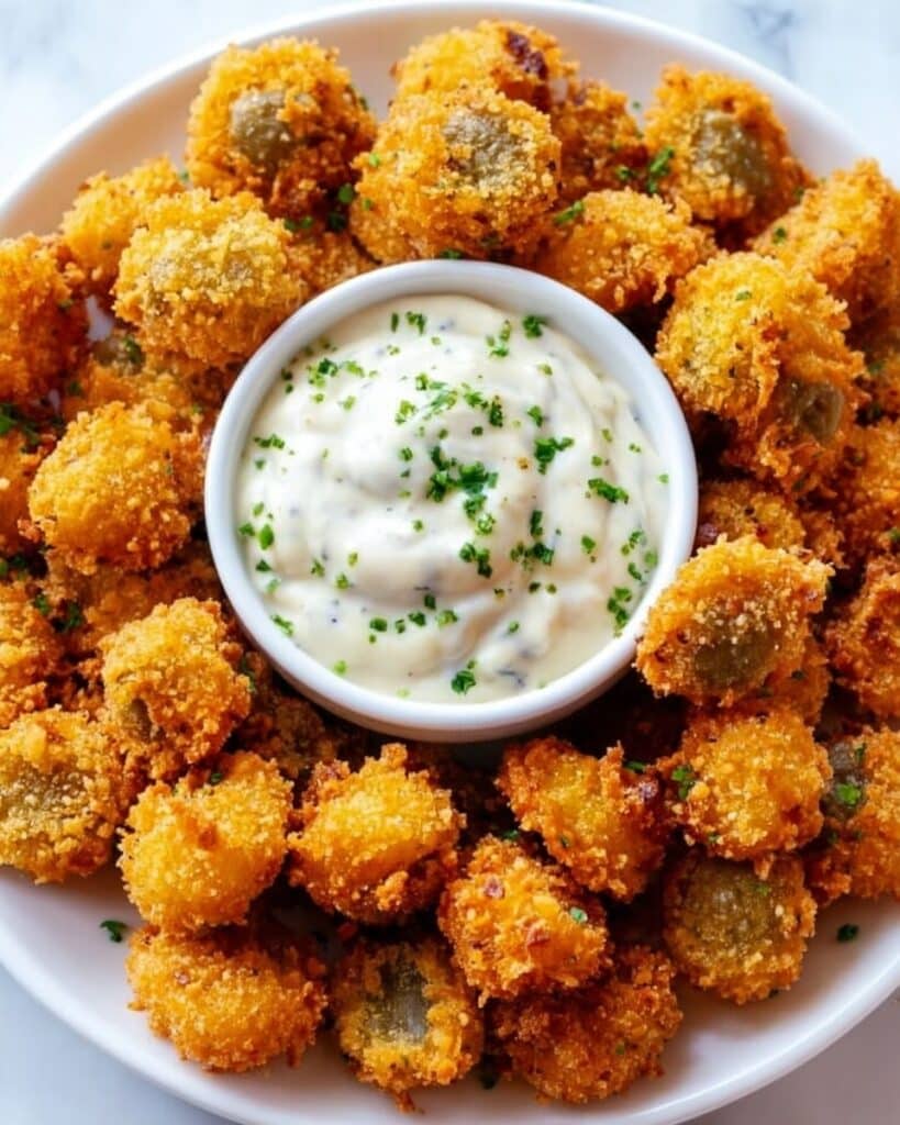 Fried Olives with Garlic Aioli Recipe
