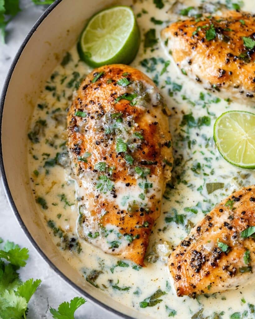 Creamy Coconut Lime Chicken Recipe