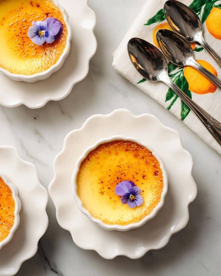 Creamy Orange Posset with Brûlée Topping Recipe