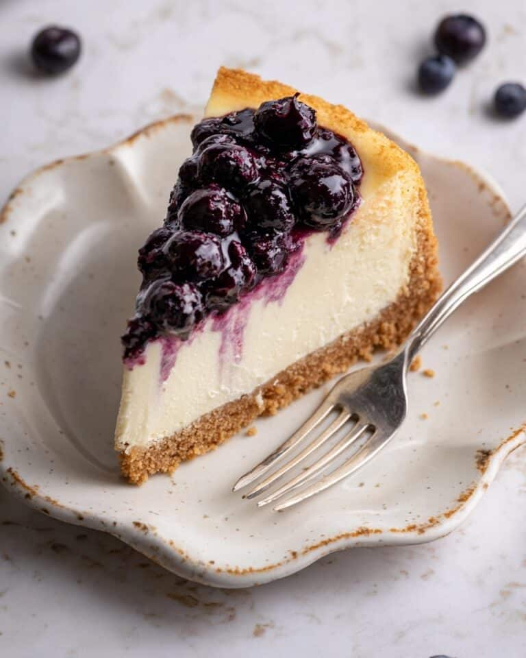 Blueberry Crumble Cheesecake Recipe