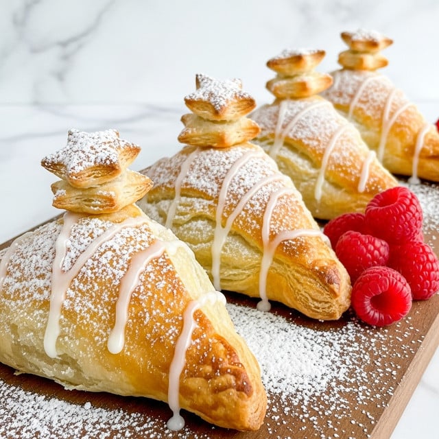 Air Fryer Raspberry Nutella Puff Pastries Recipe