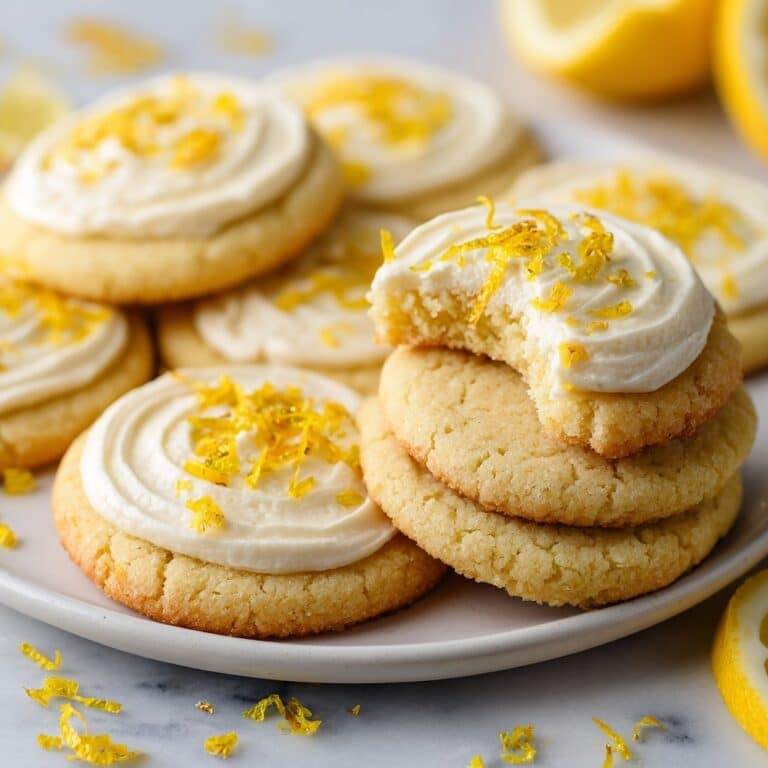 Zesty Lemon Frosted Cookies: A Tangy Delight to Brighten Your Day Recipe