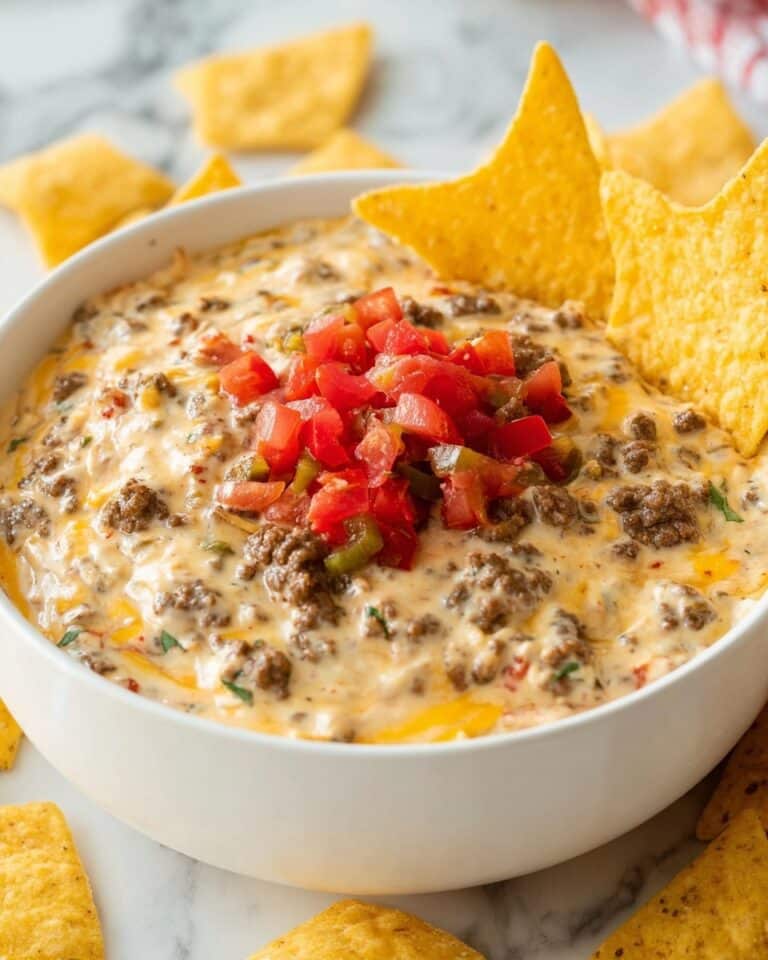 Rotel Dip with Ground Beef Recipe