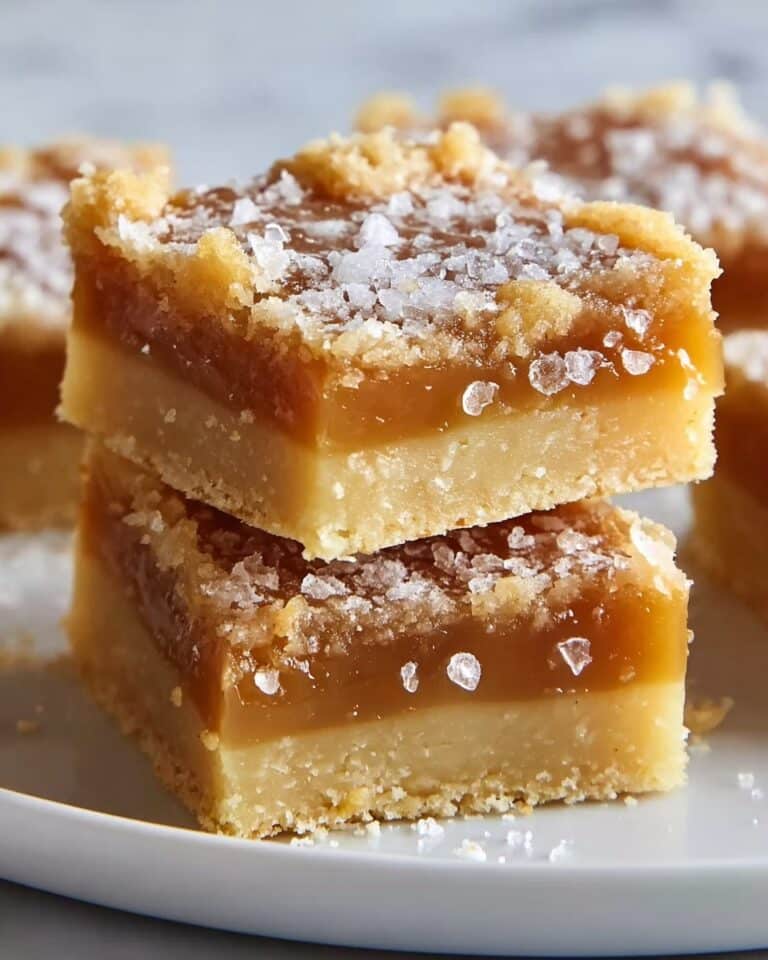 Salted Caramel Butter Bars: Tasty & Irresistible Recipe