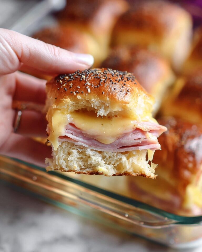Ham and Havarti Cheese Sliders Recipe
