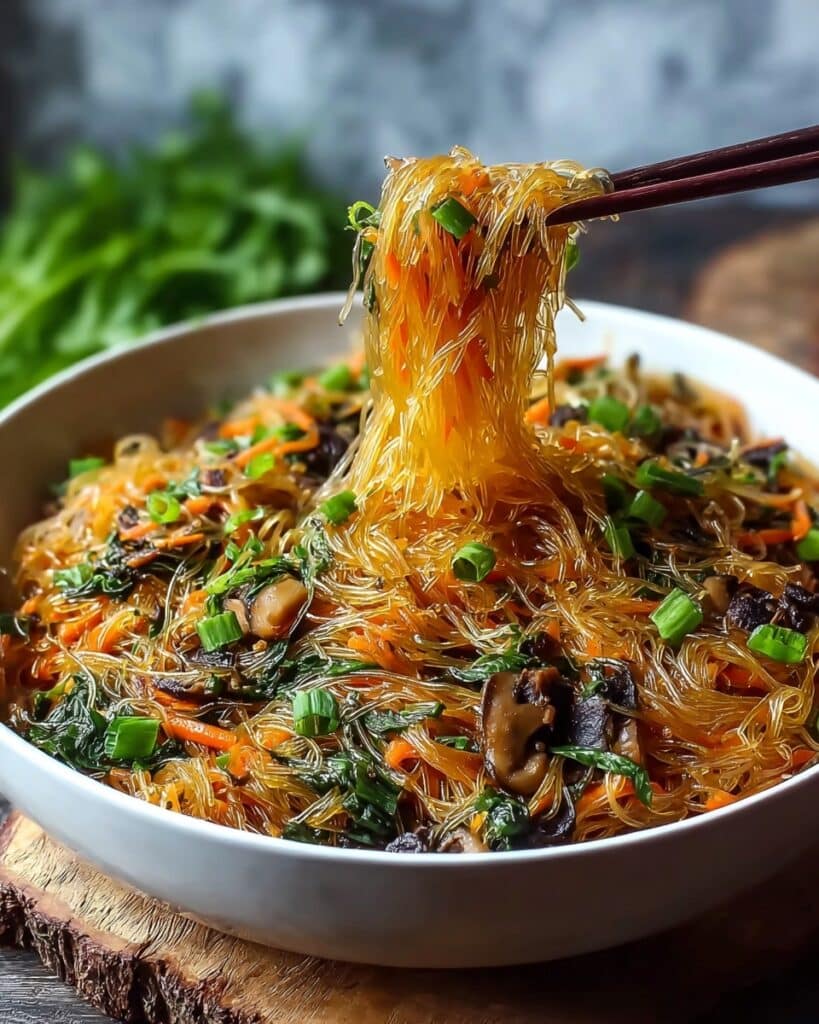 Vibrant Rice Noodle Stir-Fry with Vegetables and Protein Recipe
