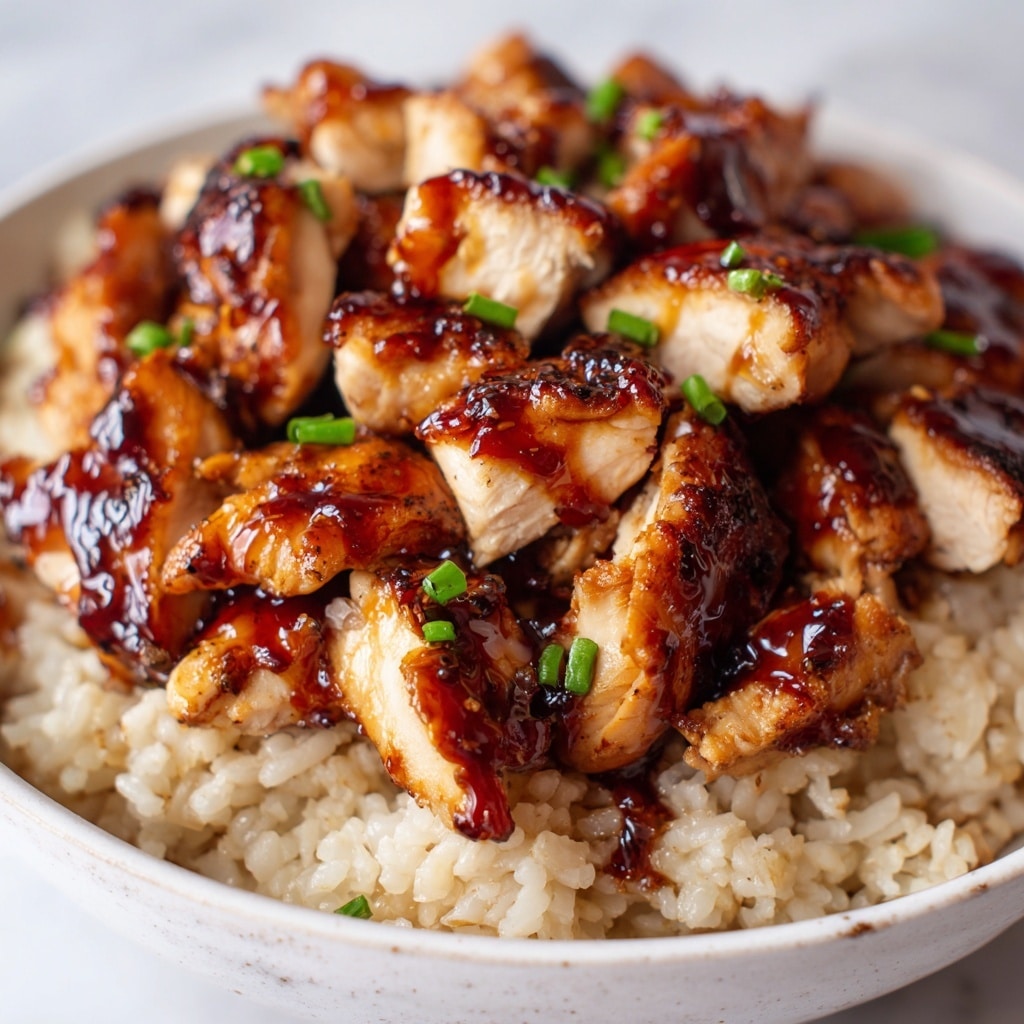 TikTok Easy Trending Honey BBQ Chicken Rice Recipe