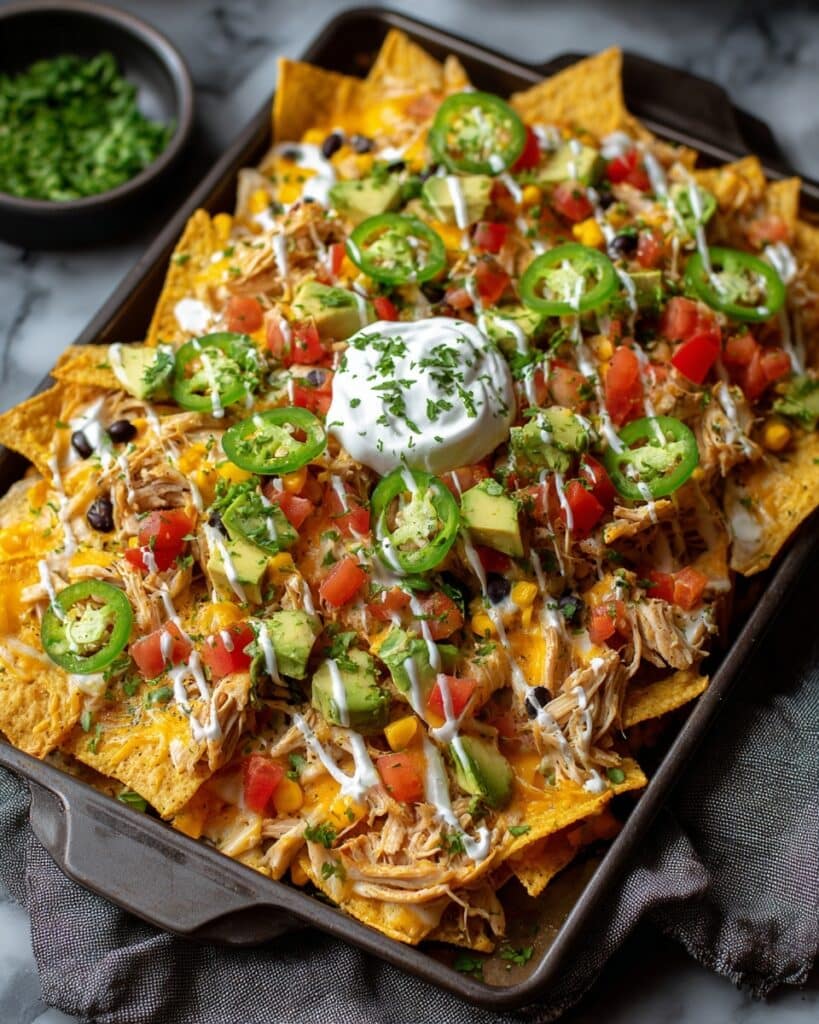 Loaded Chicken Nachos Recipe