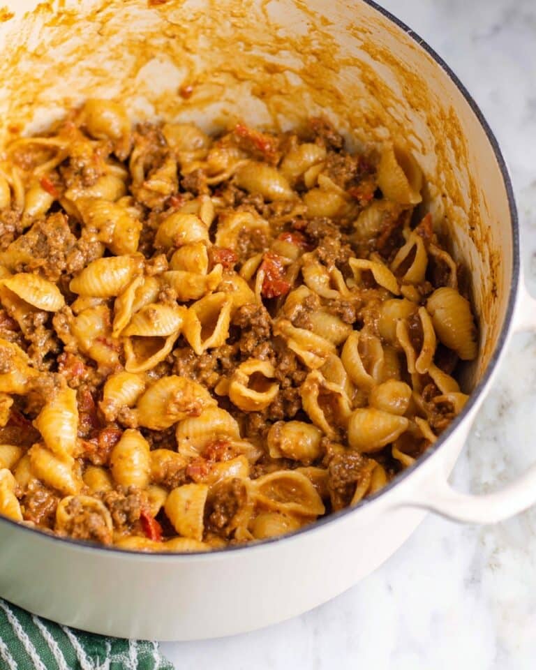 Cheesy Beef Taco Pasta Recipe