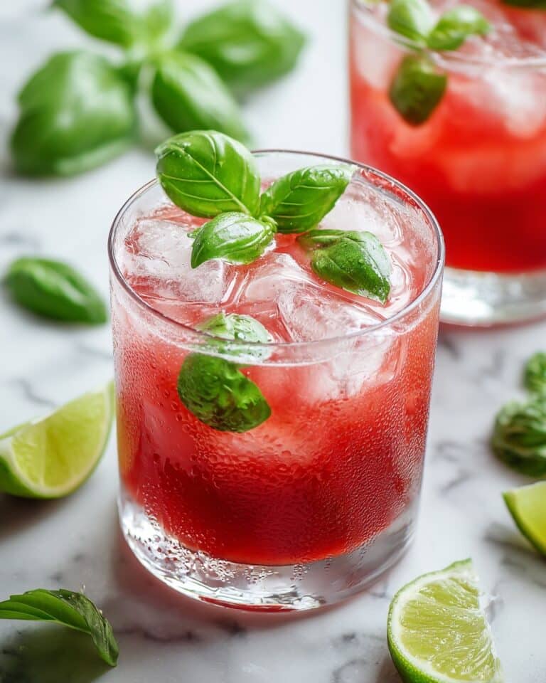 Watermelon Basil Cooler Recipe