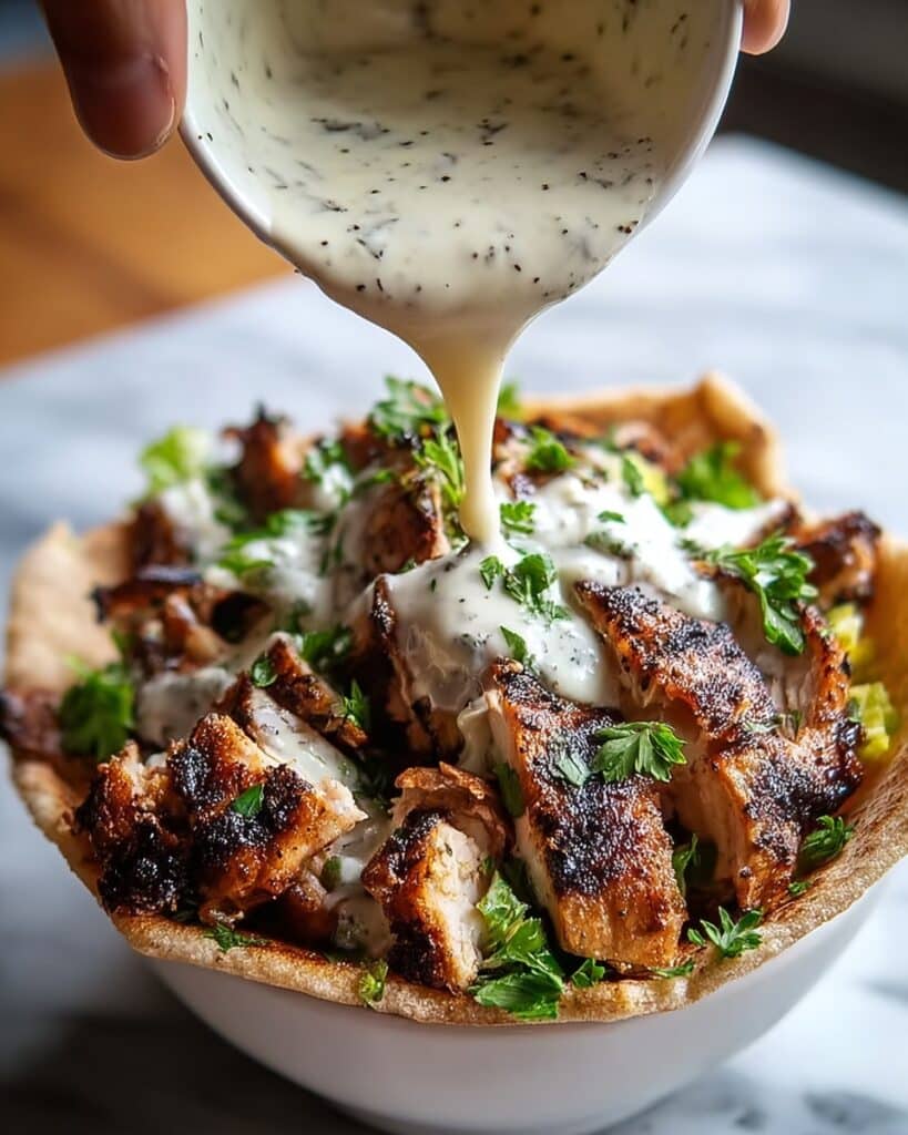 Chicken Shawarma with Garlic Sauce Recipe