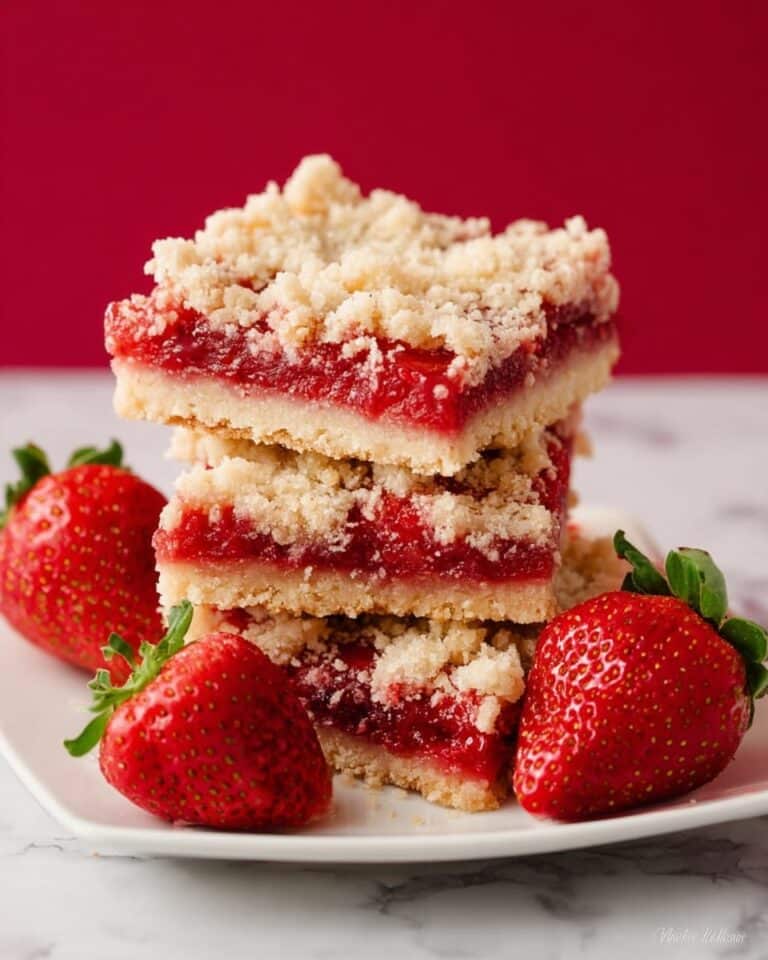Strawberry Crumb Bars Recipe
