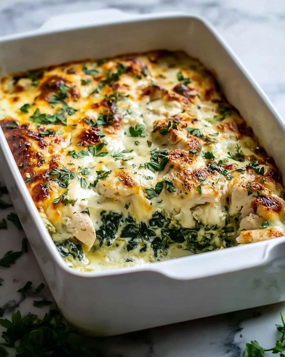 Creamy Chicken and Spinach Casserole Recipe