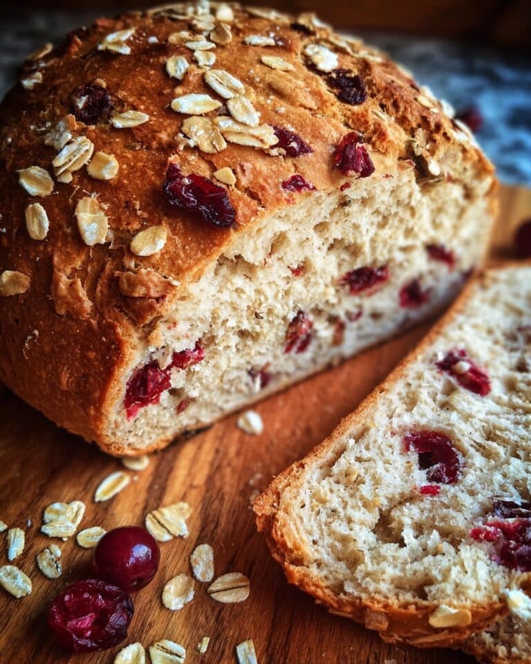 Cranberry Raisin Walnut Cinnamon Artisan Bread Recipe