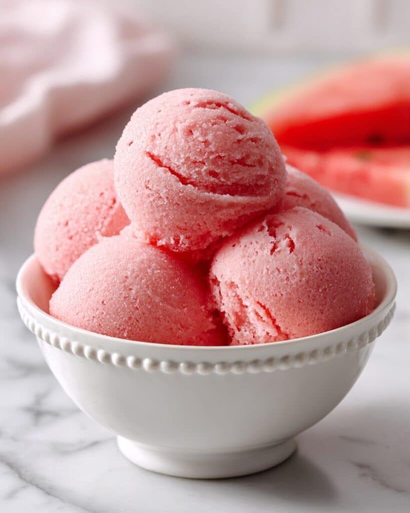 2-Ingredient Ninja Creami Watermelon Sorbet Recipe
