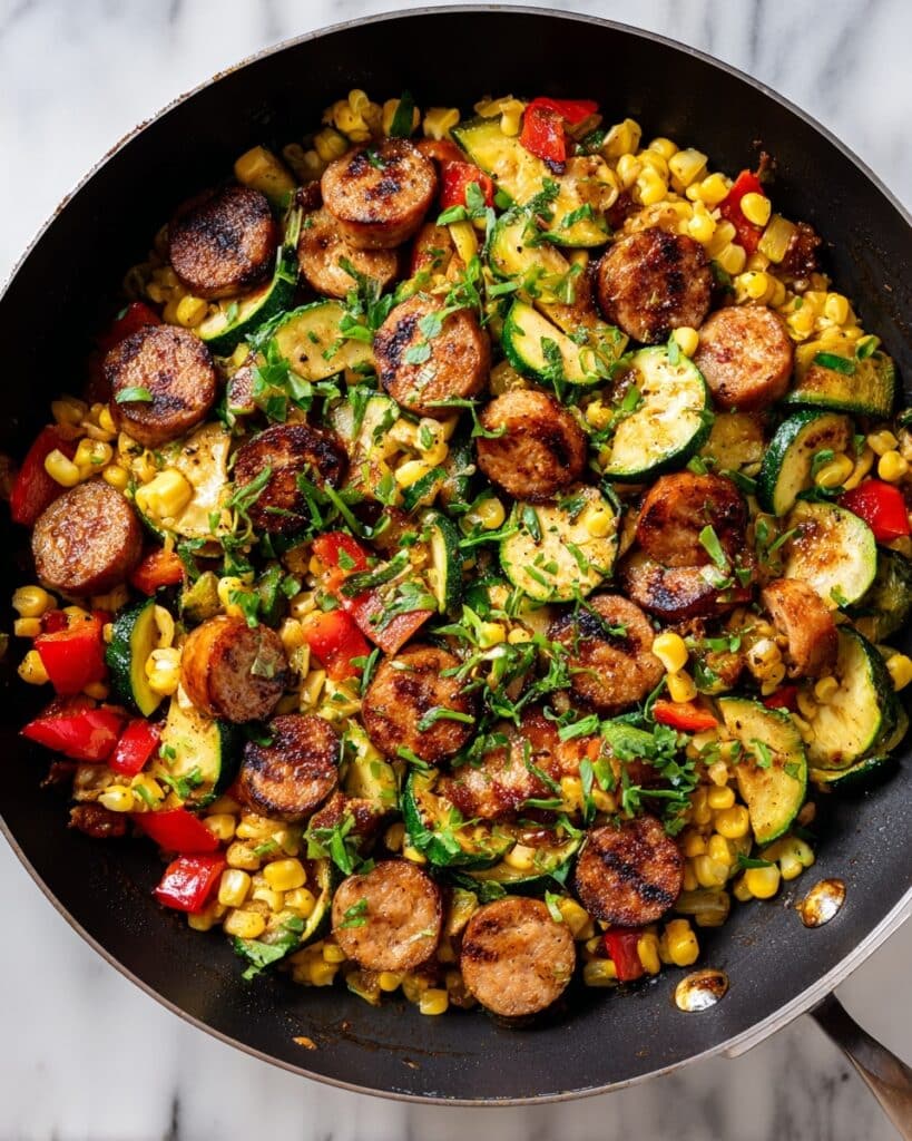 Sausage and Veggies Skillet – 30 Minute One-Pan Meal Recipe