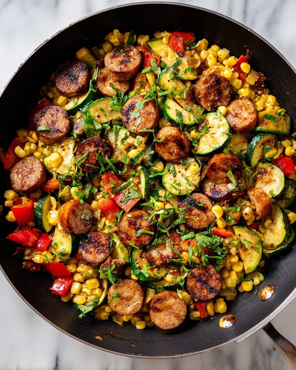 Sausage and Veggies Skillet – 30 Minute One-Pan Meal Recipe