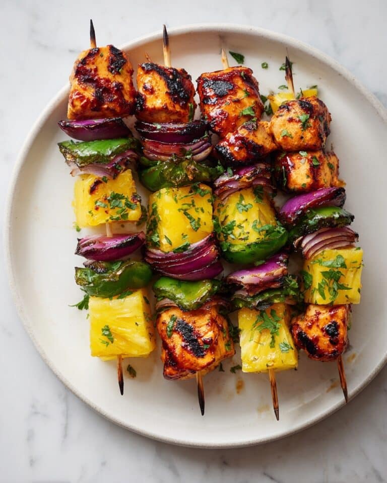 Zesty Grilled Pineapple Chicken Kebabs Recipe