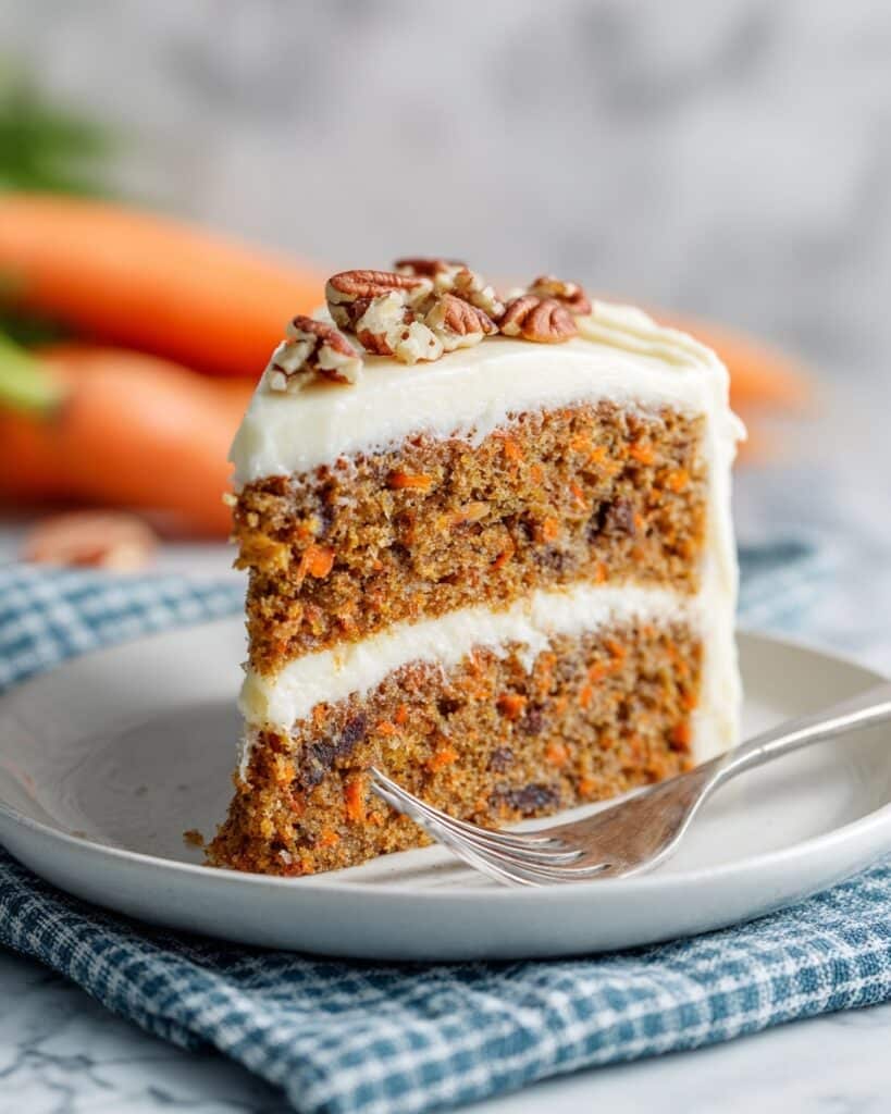 Classic Carrot Cake with Tangy Cream Cheese Frosting Recipe