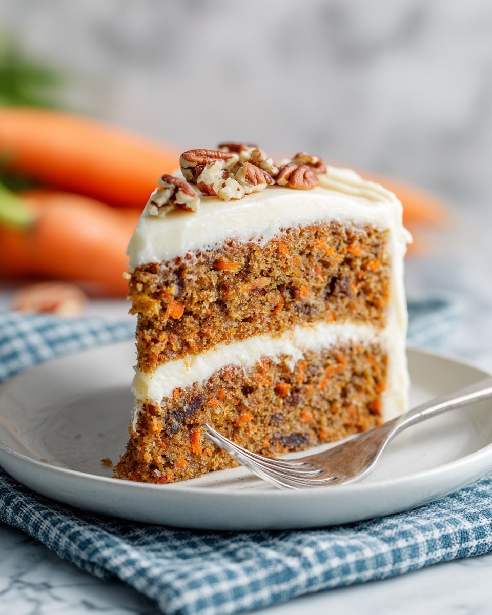 Classic Carrot Cake with Tangy Cream Cheese Frosting Recipe