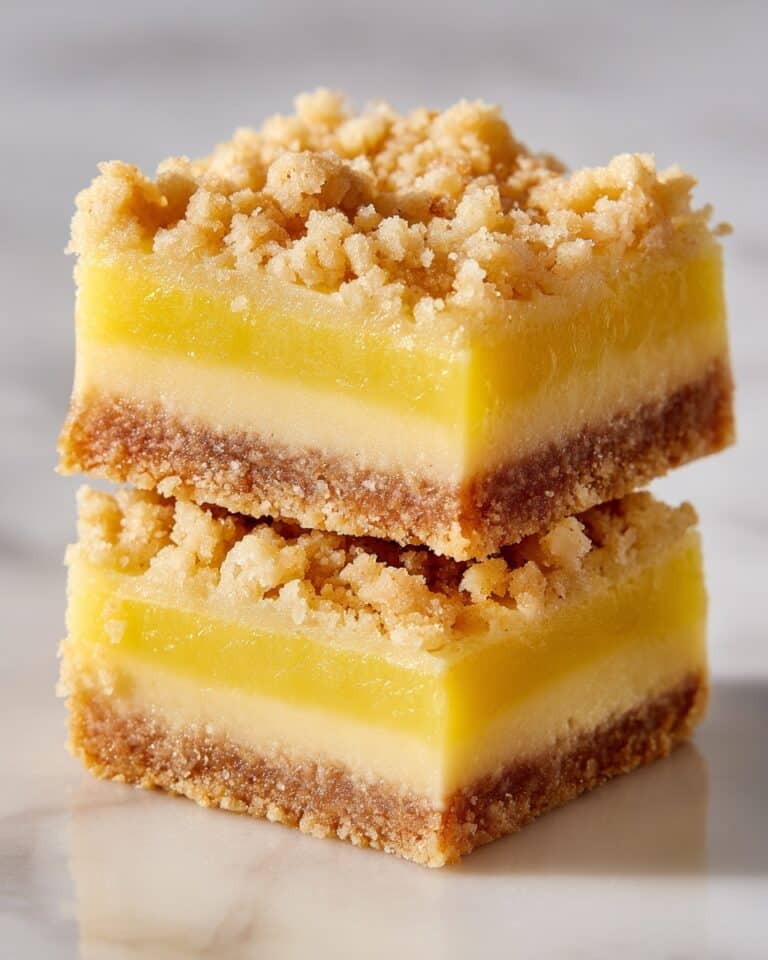 Lemon Oatmeal Crumble Bars Recipe
