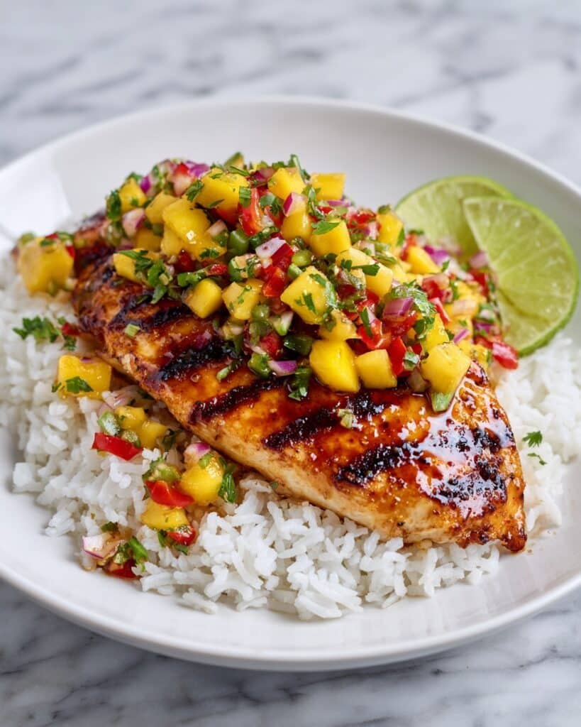 Honey Lime Chicken with Mango Salsa Recipe