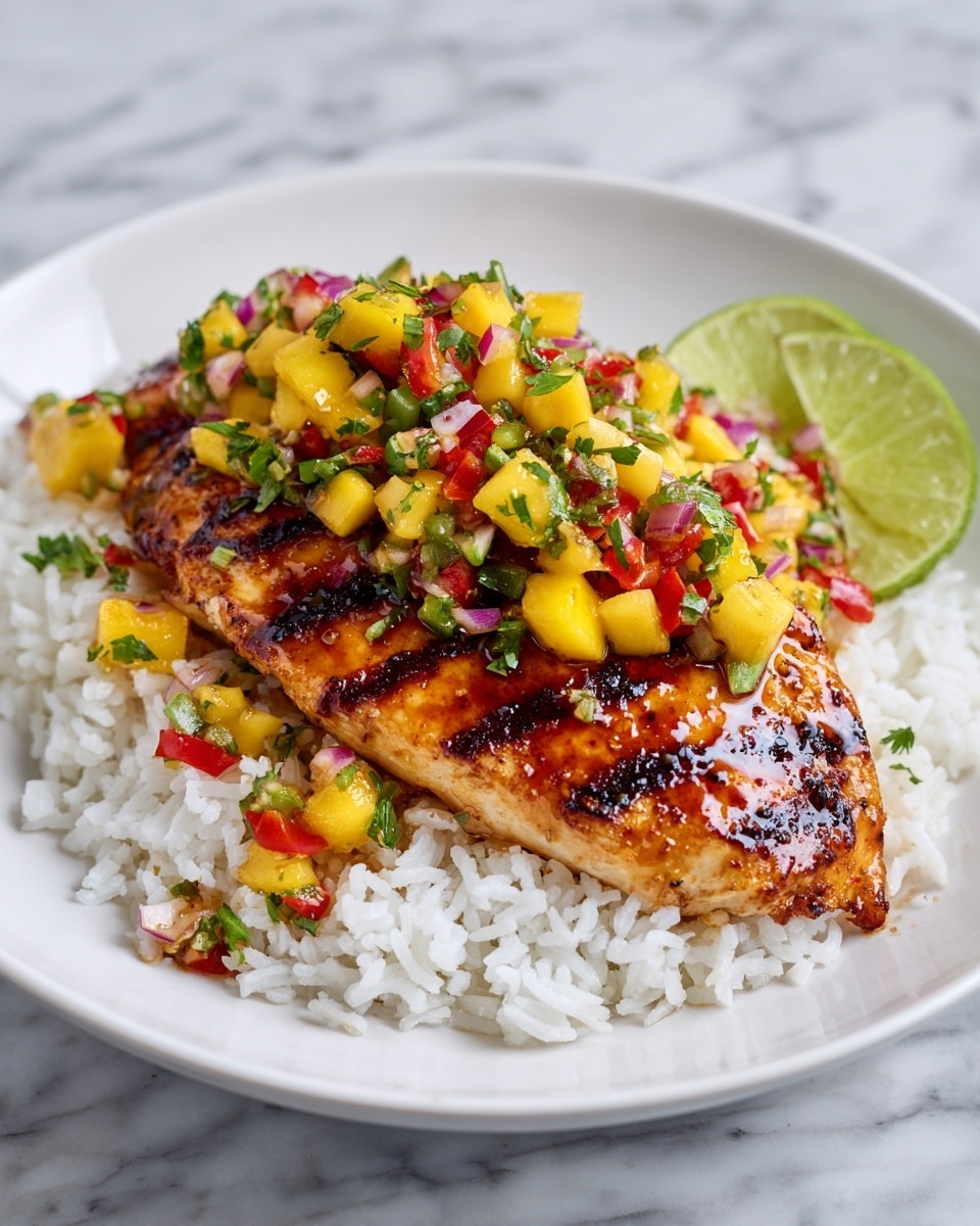 Honey Lime Chicken with Mango Salsa Recipe